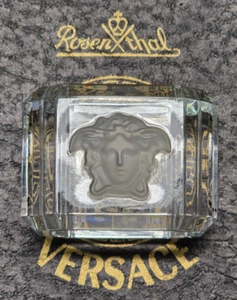 Neu im Karton Gianni *** VERSACE ROSENTHlAL*** Lumiere Mudusa Kristall Serviettenringe - REGAL! - Bild 1 von 7