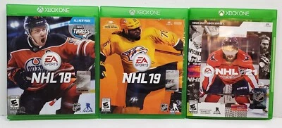 Xbox One NHL 18 19 20 Games Bundle Hockey Lot of 3. - Image 1 of 4