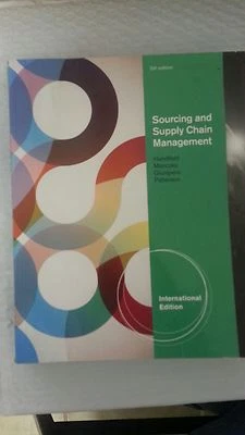Sourcing and Supply Chain Management 5th International Edition by Handfield (IE) - Image 1 of 2