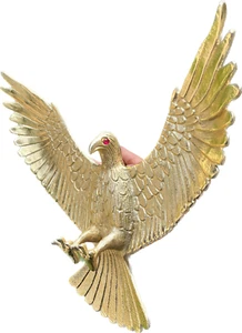 Falcon Bird Aluminum Statue Memento - Picture 1 of 14