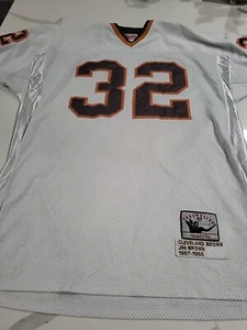 Mitchell and Ness Throwbacks Jim Brown Cleveland Browns Jersey Size 54 - Picture 1 of 8