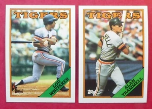 1988 Topps Detroit Tigers Team Set with Traded (33 Cards) - Bild 1 von 1