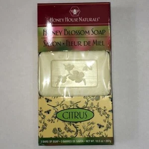Honey House Honey Blossom Soap 3.5 oz. Set de 3 - Cítricos - Imagen 1 de 1