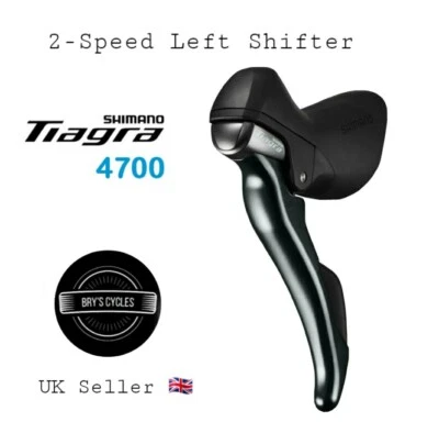 New!! Shimano Tiagra ST-4700 Double 2x Shifter Left Front Dual Control STI Lever - Image 1 of 2