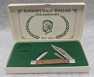 30th Anniversary Kennedy Half Dollar Cherokee Knife No Coin - Picture 1 of 7