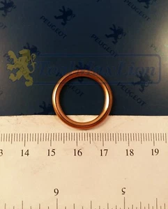 Joint cuivre 18,3 x 24 - 2 (de bouchon de vidange, etc.) - Picture 1 of 4