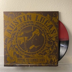 AUSTIN LUCAS Putting the Hammer Down LP RED/BLACK Vinyl /200 Chuck Ragan/Lucero - Picture 1 of 2