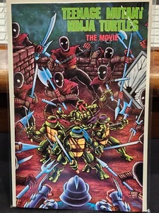 TEENAGE MUTANT NINJA TURTLES "THE MOVIE" 1990 RARE VARIANT ARCHIE COMICS - Picture 1 of 2