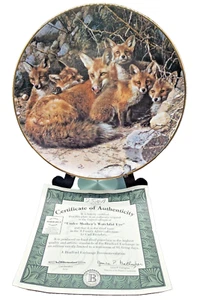 Bradford Exchange "Under Mother's Watchful Eye" Plate Mint Condition w/COA - Picture 1 of 4