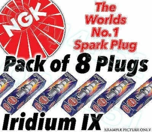 8x Nuovo NGK IRIDIUM Ix Candele - Parte N° CR8HIX Azione Nessun 7669 8pk Candele - Picture 1 of 1