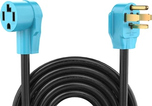 Circlecord UL Listed 4 Prong 10 Feet Dryer/Ev Extension Cord, 30 Amp NEMA 14-30P - Picture 1 of 7