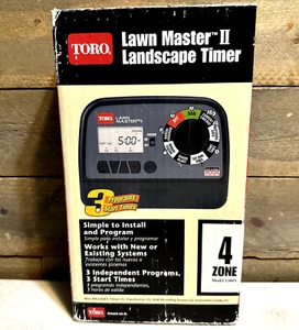 TORO Lawn Master II 4 Zone Timer Sprinkler/Landscape Timer Model 53805 NEW - Picture 1 of 7