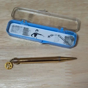 Lápiz Perfume Antiguo Con Estuche Raro Y Único Tono Dorado - Imagen 1 de 6