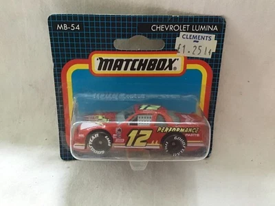 MATCHBOX MB-54 CHEVROLET ILUMINA NO.2 RED - HTF ON CARD - Image 1 of 3