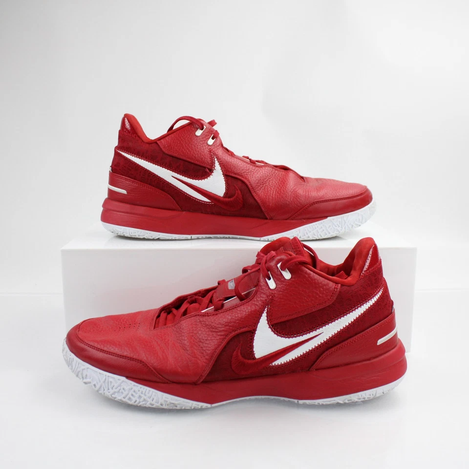 Tênis de basquete masculino Nike Lebron vermelho usado - Imagem 1 de 1