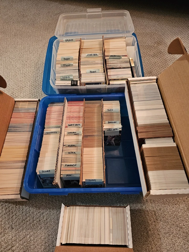 1980/90S BASEBALL BASKETBALL FOOTBALL CARD LOT (5000) CHOOSE YOUR PROUCT (NOTES) - Image 1 of 1