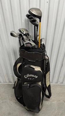 Juego de palos de golf de hierro Callaway Big Bertha con bolsa + controladores McGregor & Nickent GH Foto 1 de 4