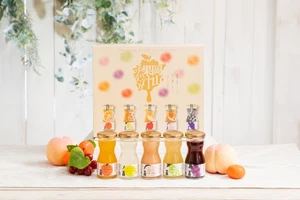 Surtido de Jugos de Frutas Okayama Premium - 10 Botellas (5 Sabores), Hecho en Japón - Imagen 1 de 9