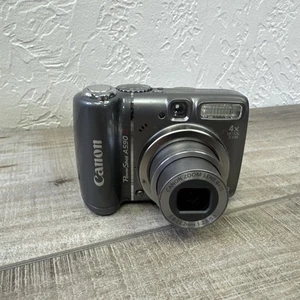 canon digital camera Powershot A590 IS Grey 8.0 Mega Pixels 4 X Optical Zoom - Picture 1 of 8