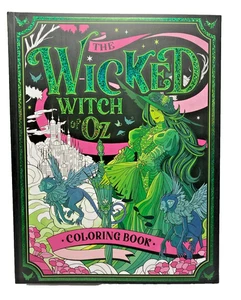 The Wicked Witch of Oz Adult Coloring Book 46 Pages NEW RELEASE - Picture 1 of 7
