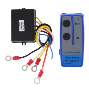 ˘Wireless Winch Remote Control Kit 434MHZ Receiver 12V 24V Switch Handset For - Picture 1 of 12