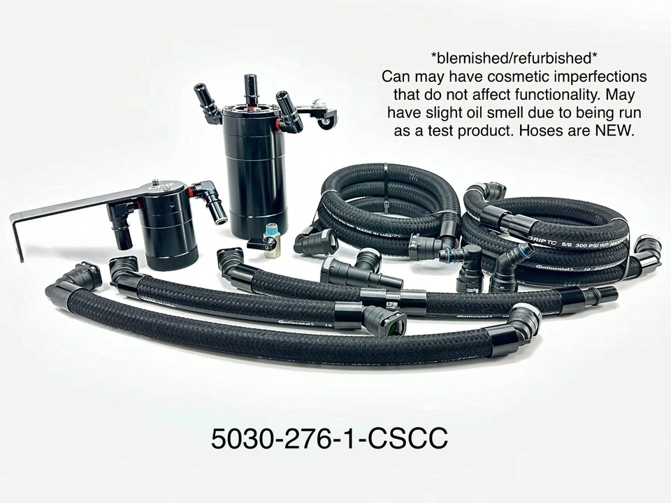 UPR Plug n Play Catch Can 系统 适用于 21-24 F150 3.5L Ecoboost 油分离器 Rapt — 第 1/1 张图片