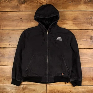 Vintage Dickies Workwear Jacke XL Active schwarz - Bild 1 von 8
