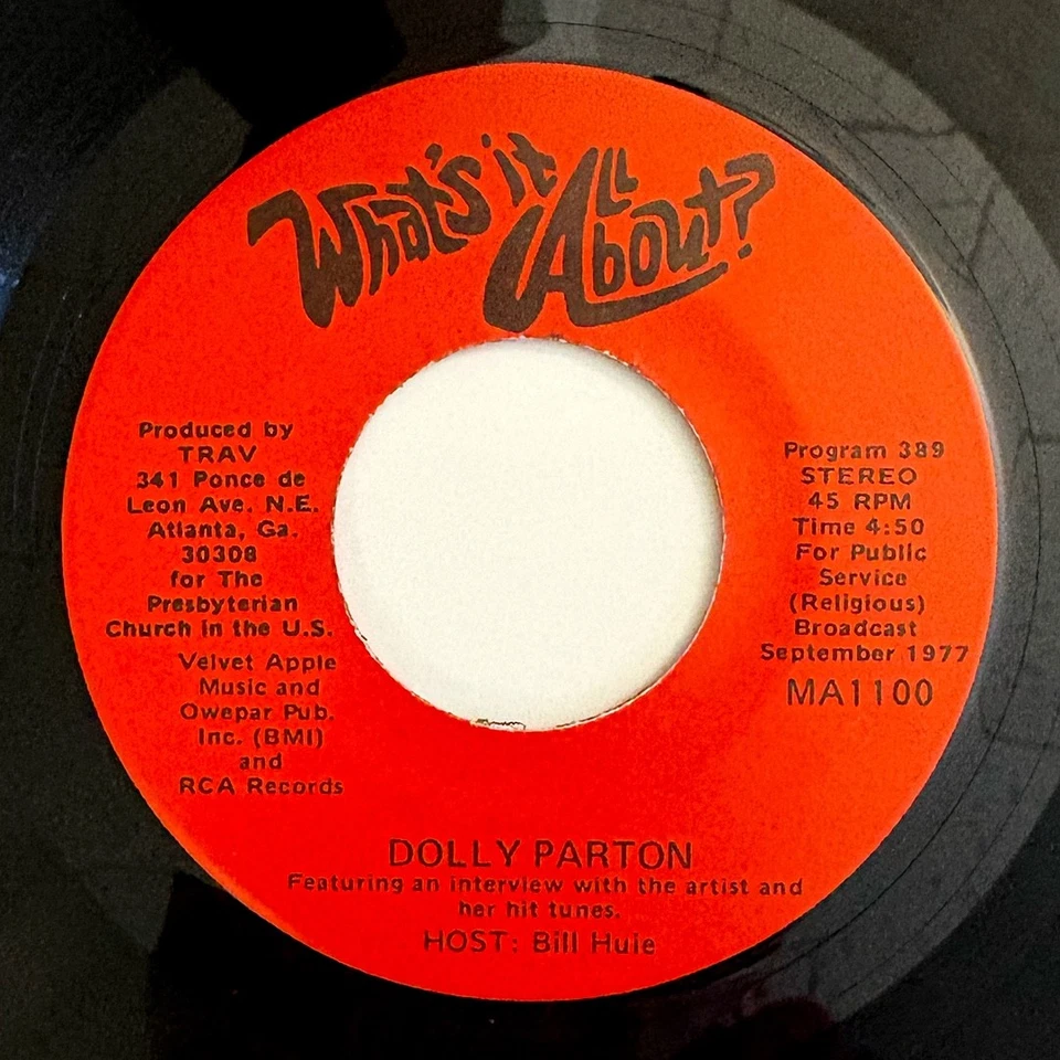 Interview 45 • DOLLY PARTON, BJ THOMAS "What's It All About?" Host Bill Huie, NM - Image 1 of 3