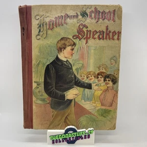 1903 home and school speaker vintage old book - Imagen 1 de 9