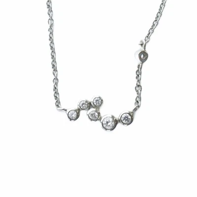 CK Calvin Klein Collar Accesorio Colgante Estrás Logo Color Plata GY11/MQ Foto 1 de 4