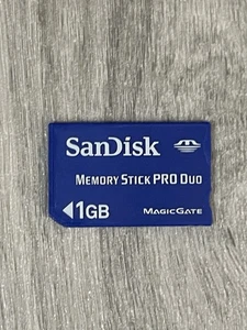Sandisk 1GB Memory Stick Pro Duo Magic Gate Memory Card - Picture 1 of 1