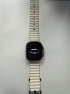 Apple Watch Ultra 49MM Titanium (GPS + Cellular) A2622- 1st Generation-Unlocked - Photo 1 sur 4