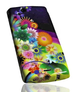 Silikon TPU Cover Handy Case Design No.3 Sony Ericsson Xperia Arc - Arc S - Picture 1 of 1