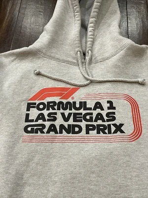 Fórmula 1 Grand Prix Las Vegas Para hombres 2XL Sudadera con Capucha Gris Pull Over Producto con Licencia Foto 1 de 4