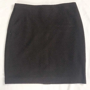 Gonna dritta Banana Republic donna Geo Pencil taglia 4P elasticizzata bordeaux nera - Foto 1 di 8