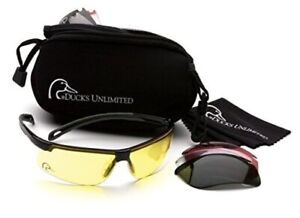  Shooting Glasses Kit with 4 Interchangeable Lenses-Neoprene Frustration_free