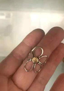 14K vergoldeter Gänseblümchen Blume Ring - Boho Statement Schmuck für Damen - Bild 1 von 10