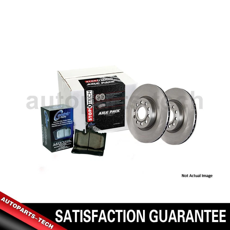 1x Kit de pastillas de freno de disco delanteras y rotor Centric Parts para Infiniti EX37 2013~2013 Foto 1 de 1