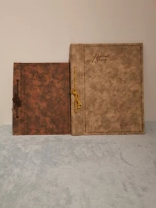 2x Vintage 1930's Mother and Child Photograph Album with Photographs - Picture 1 of 11