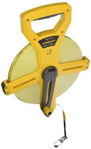 Komelon 66330IM Open Reel Fiberglass Tape Measure, 330-Feet, Hi-Viz Yellow - Picture 1 of 4