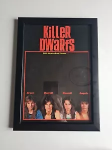 Killer Dwarfs Little Big Toront 1980s FRAMED Album ADVERT MUSIC POSTER A4 8X12" - Foto 1 di 1