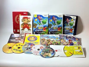Lot of 4 Wii Super Mario Collection Special Pack/Mario Party 8,9/Mario Galaxy 2 - Picture 1 of 17