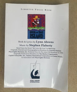 Once on This Island Libretto Vocal Book Music Theatre Int'l Lynn Ahrens - Picture 1 of 1
