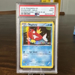 Magikarp 2016 Generations HOLOFOIL (Toys R Us) PSA 9 MINT - Picture 1 of 2