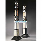 18" Two Black Marble Obelisk Pietra Dura Inlay Home Decor Dining Room Kitchen