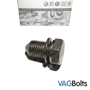 Genuine VW Transporter T5 T6 Engine Oil Sump Drain Plug with Washer Bolt M14x22 - Picture 1 of 1