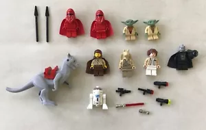 LEGO Lot of 9 Used Lego Star Wars Minifigures + tauntaun - Picture 1 of 1