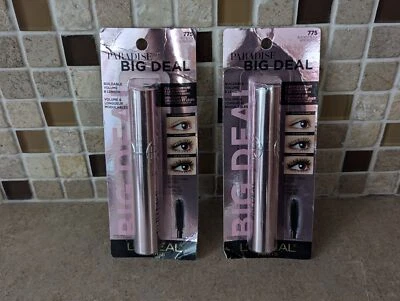 LOT OF 2 L’OREAL PARIS PARADISE BIG DEAL VOLUMIZING BLACK 0.33OZ MASCARA OT-26 - Image 1 of 4