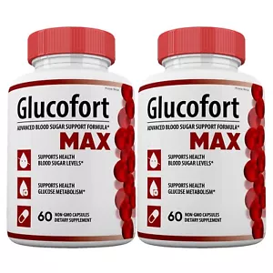 Glucofort MAX Blood Sugar Support Capsules, Max Strength (2 pack) - Picture 1 of 4