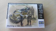 Master Box MB 1/35 US Paratroopers & Civilians 1945 figures New Sealed #MB35161